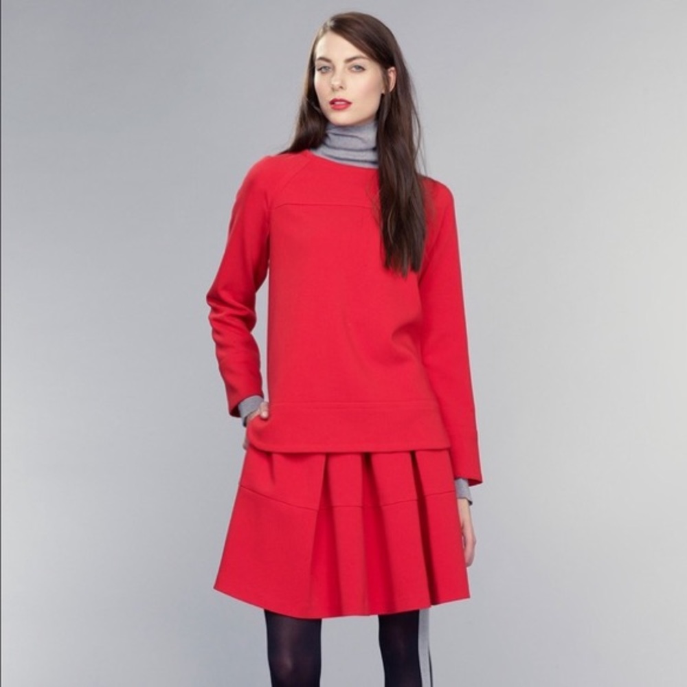 BANANA REPUBLIC Boatneck Structured Top - Picture 1 of 8
